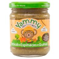 Yammy Tarrito Brócoli, Espinacas y Quinoa 100% Ecológico 195 gr