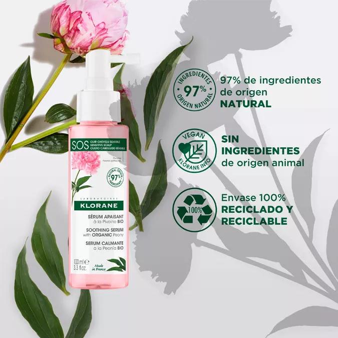 Klorane Peonia Shampoo – Beruhigendes Shampoo Für Gereizte Kopfhaut, 200 Ml