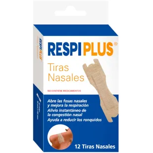 Respiplus Tiras Nasales 12 uds