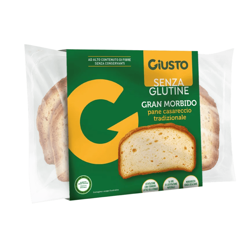 Giusto Gran Morbido Pane Casereccio Senza Glutine 200G