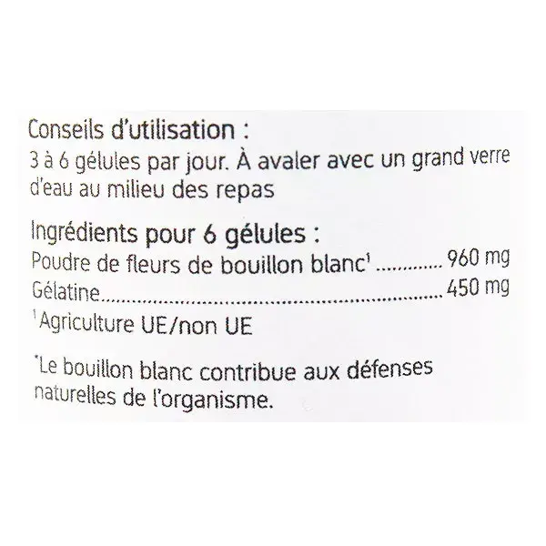 Nat & Form Original Bouillon Blanc 200 gélules
