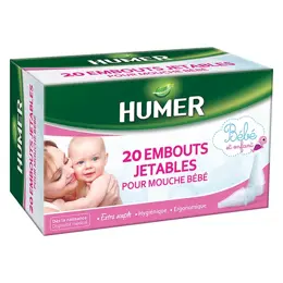 Humer Embouts Jetables pour Mouche Bébé 20 embouts