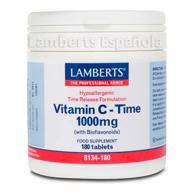Lamberts Vitamina C 1000mg con Bioflavonoides (Liberación Sostenida) 180 Comprimidos