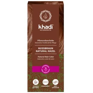 Khadi Avelã Marrom Corante Ayurveda 100gr