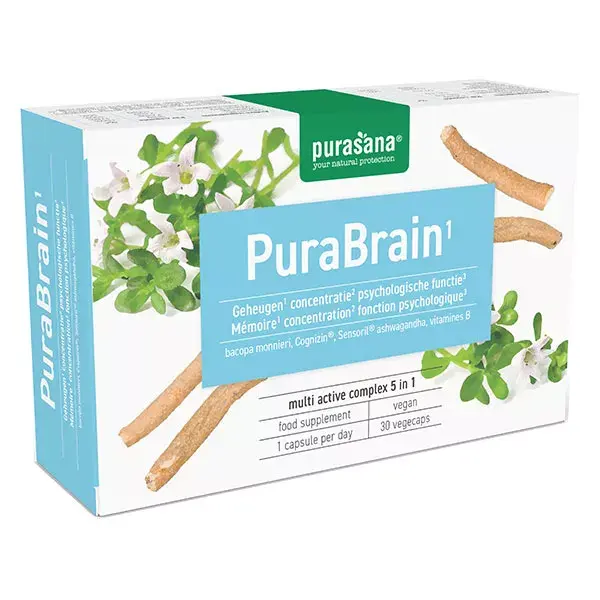 Purasana Vegan PuraBrain 30 gelules