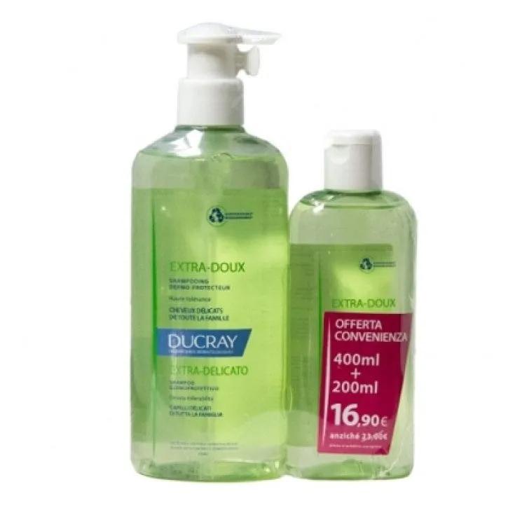 Ducray Shampoo Extra-Delicato PROMO 400 ml + 200 ml in Regalo