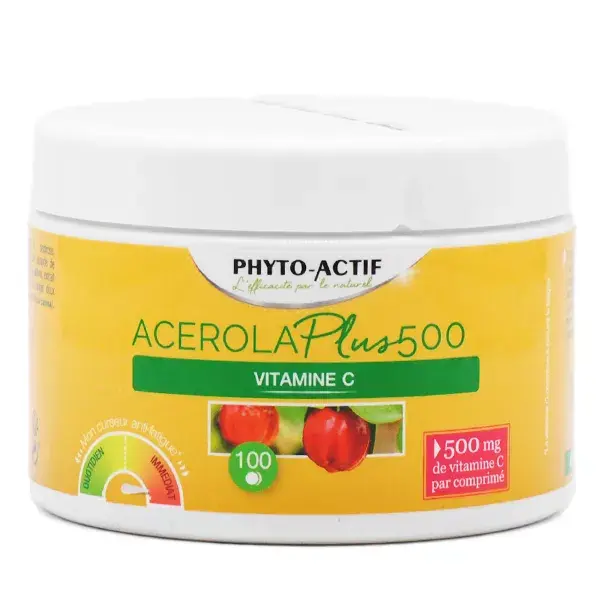 Phyto-Actif Acérola Plus 500 100 comprimés
