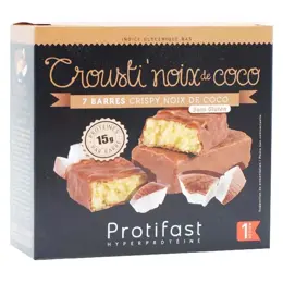 Protifast En-Cas Hyperprotéiné Crousti' Noix de Coco 7 barres