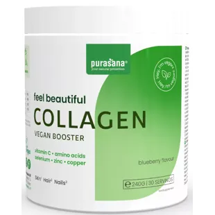 Purasana Feel Beautiful Colágeno Vegano Arándano 240 gr