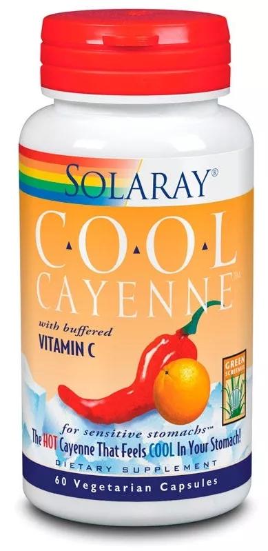 Solaray Cool Cayena 600Mg 60 Cápsulas Vegetais