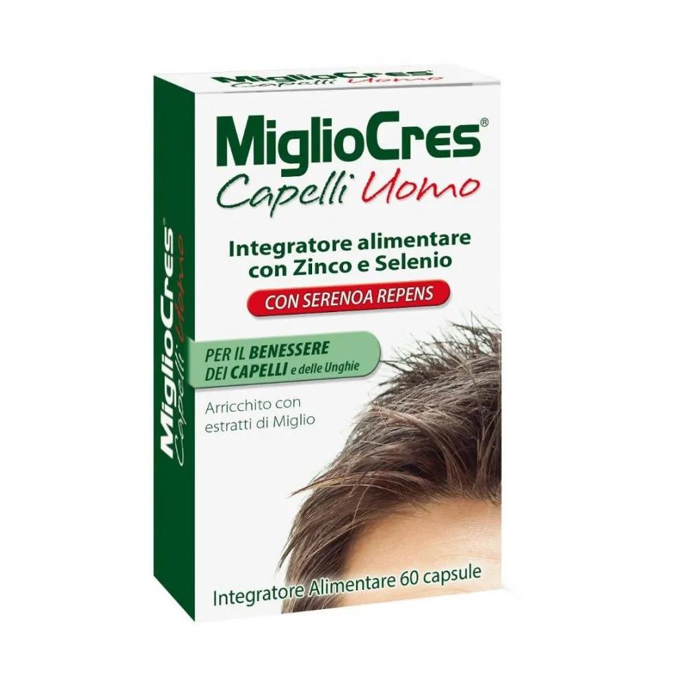 Migliocres Capelli Uomo Integratore 60 Capsule