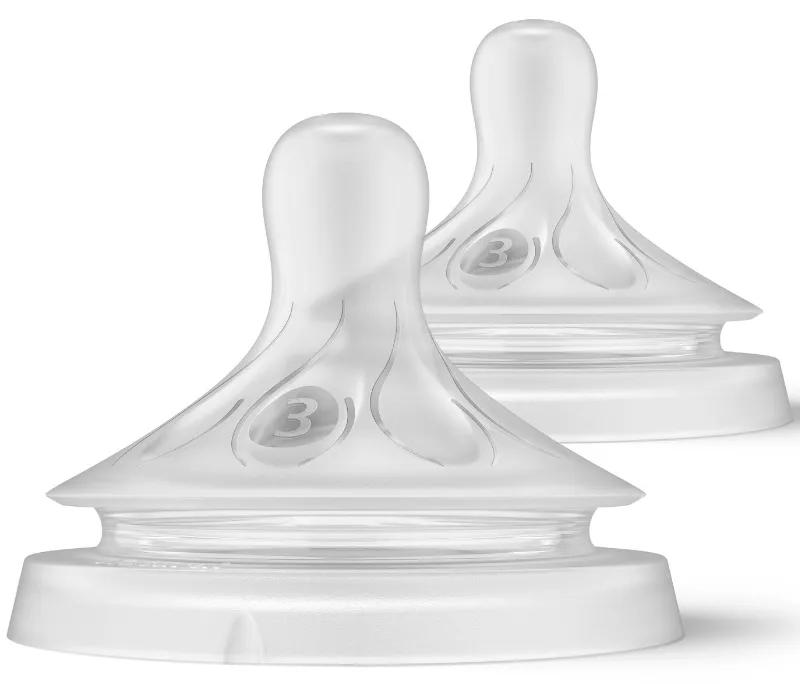 Avent Natural Response T3 Teats Medium Flow +1m 2 units