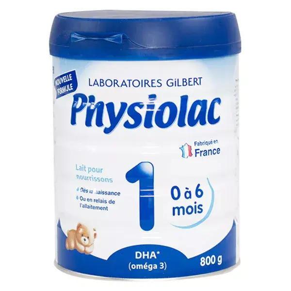 Physiolac Latte 1er Age 0-6m 800g
