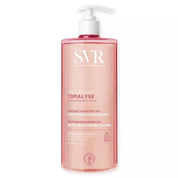 SVR Topialyse Gel Limpiador 1L + Eco-Relleno 1L Pieles Atópicas y Sensibles