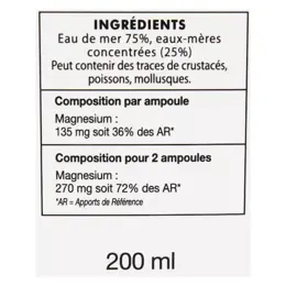 Biotechnie Magnésium Marin 20 ampoules