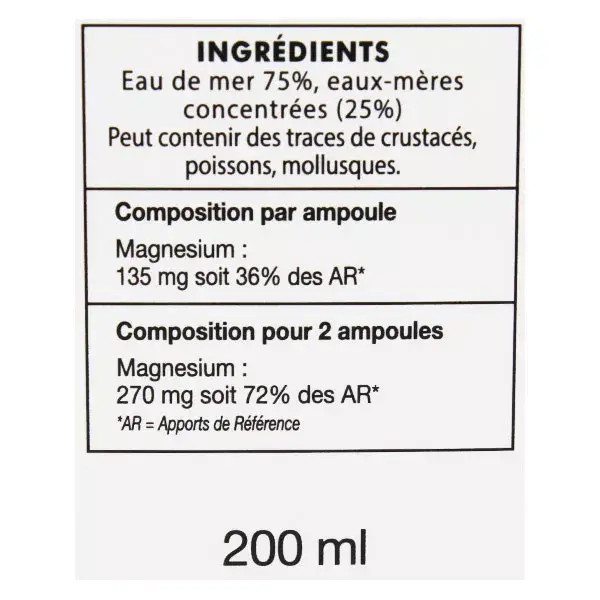 Biotechnie Magnésium Marin 20 ampoules