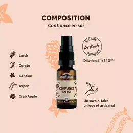 Biofloral Confiance En Soi Spray Bio Demeter Spray Emotions 20 Ml