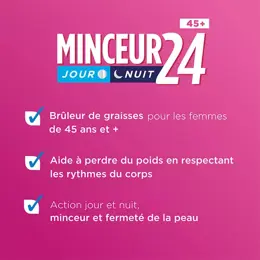 Forté Pharma Minceur 24 45+ Bruleur de Graisses Jour Nuit Minceur 56 comprimés