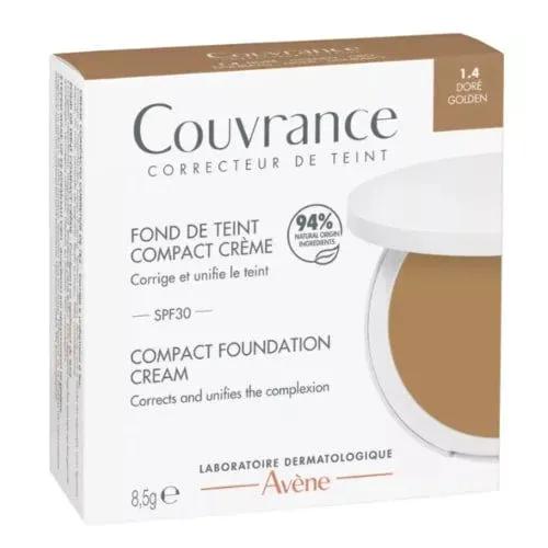 Avène Couvrance Fondotinta in Crema Compatta Colore Dorato 9.5 g