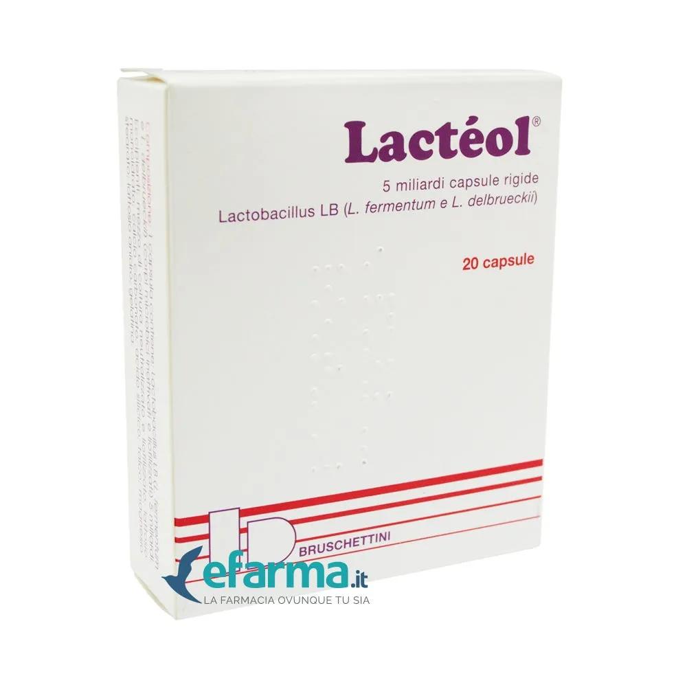 Lacteol Fermenti Lattici 5 miliardi Lactobacillus LB 20 Capsule