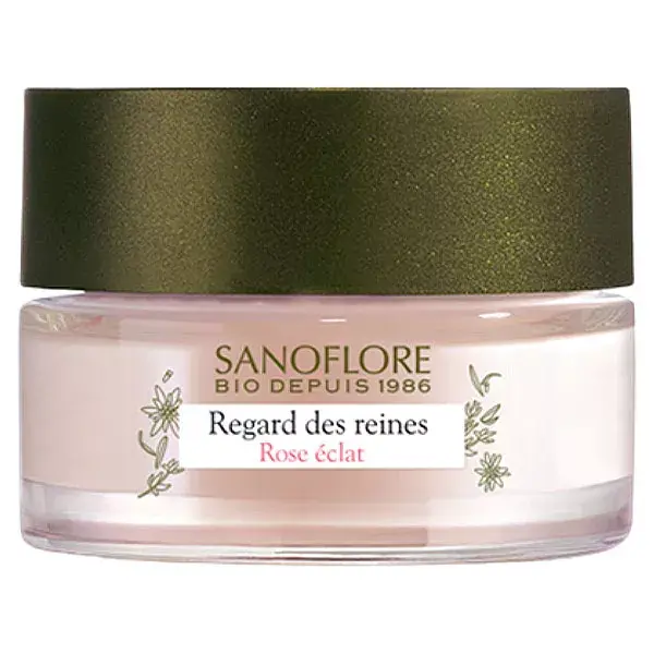 Sanoflore Eye cream Regard des Reines pink radiance certified organic 15ml