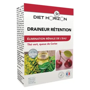 Diet Horizon Integratore per il drenaggio della ritenzione idrica, 60 compresse