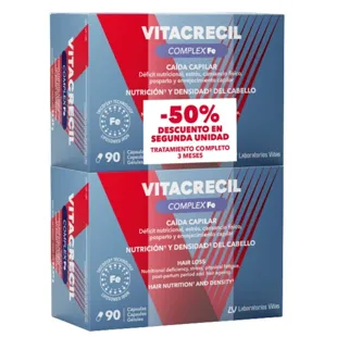 Vitacrecil Complex Fe Anti-Hair Loss Pack 2x90 Capsules