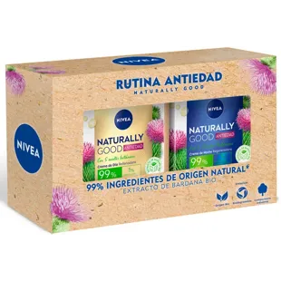 Nivea Naturally Good Anti-Aging-Gesichtsroutine