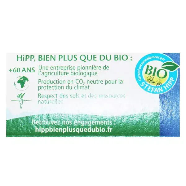 Hipp Bio Mon Dîner Bonne Nuit Assiette Conchiglie Petits Légumes +18m 260g