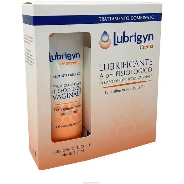 Lubrigyn Cofanetto Promo con Detrgente Intimo Secchezza Vaginale + Crema Vaginale