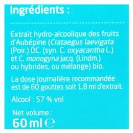 Weleda Extraits de Plantes Aubépine Bio 60ml