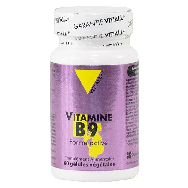 Vit'all+ Vitamine B9 60 gélules végétales