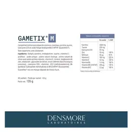 Densmore Gametix M Boost Fertilité et Reproduction Homme Cure 2 mois (Lot 2x1 mois)