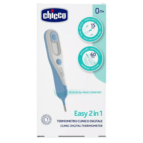 2 in 1 Digital Thermometer Chicco + 0m