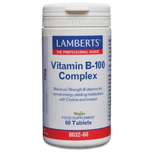 Lamberts Vitamin B-100 Complex 60 Tablets