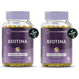 Premium Biotin Gummies 2x60 units