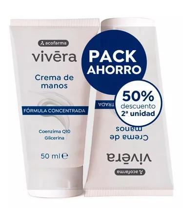 Acofarderm Vivera Crema Manos Concentrada 2x50 ml