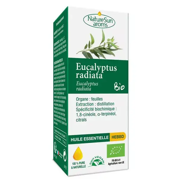 NatureSun Aroms Huile Essentielle Bio Eucalyptus Radiata 10ml