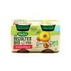 Blédina Les Récoltes Bio Pot Compote Pommes Fraises +4m 2 x 130g