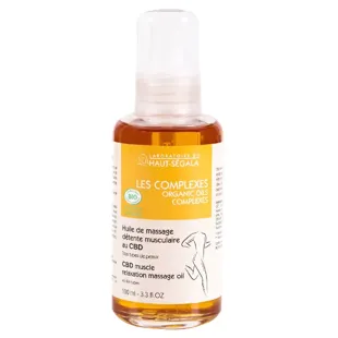 Haut-Ségala Olio Massaggio Relax Muscolare alla CBD Bio 100ml