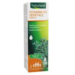 Naturland Vitamine D3 Végétale 2000 UI 15ml