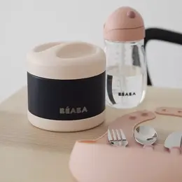 Béaba Repas Tasse avec Paille Old Pink 300ml