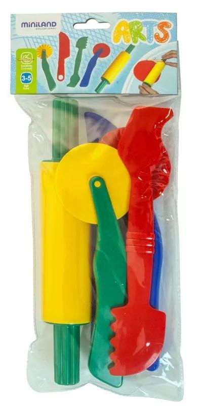 Miniland Plastilin-Zubehörset 22 cm, 3–5 Jahre