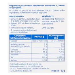 Bébisol Petit'Soif Camomille 10 sachets doses