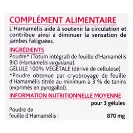 Arkopharma Arkogélules Hamamélis Bio 45 gélules