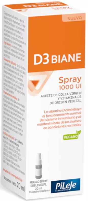 Pileje D3 Biane Spray 1000 UI 20 ml Spray sublinguale