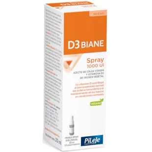 Pileje D3 Biane Spray 1000 IE 20 ml Sublingualspray