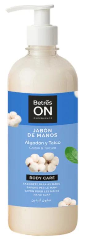Savon pour les mains Betres On Cotton et Talc 500 ml