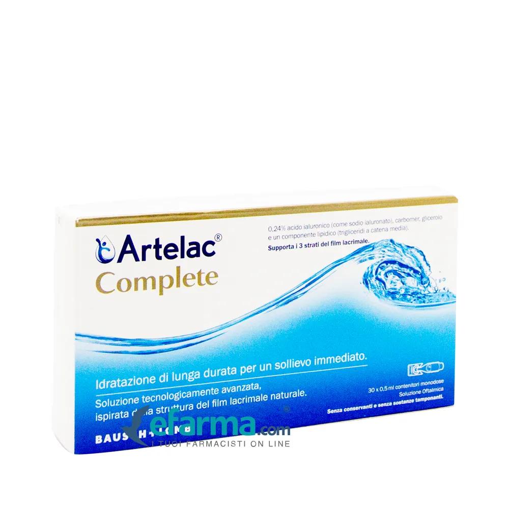 Artelac Complete Soluzione Secchezza Oculare 30 Flaconi 0,5 ml