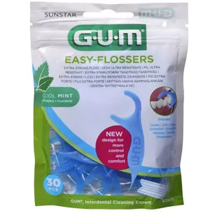 Gum Zahnseide Easy Flossers 30 Einheiten